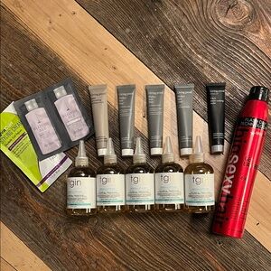 Haircare Bundle – TGIN, Living Proof, SexyHair, and More (Lot of 12+ Items)